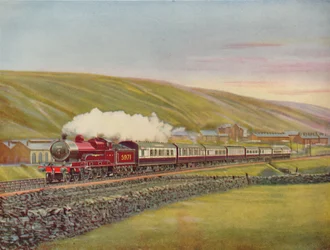 The West Coast Scotsman At Full Speed Near Tebay, L.M.S.R.