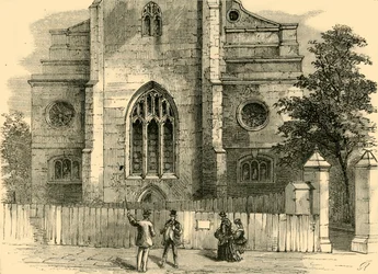 The West End of St. Andrews, Showing the Gothic Arch, c1872