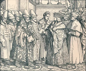 The White Russian Federation with the Emperor Max, c1507