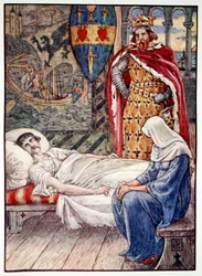 The Witch gives Advice as to Sir Tristram