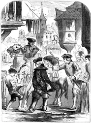 The arrest of Charles Belleisle at Elbingerode, Germany, 1744 19th century