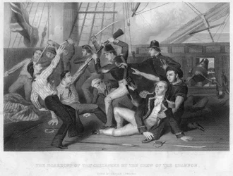 The Boarding of HMS Chesapeake by the Crew of HMS Shannon, 1813