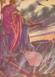 The city was given to the flames, 1912