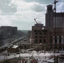 The Construction of the Main Building of Moscow State University on Lenin Hills