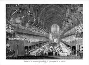 The coronation banquet of George IV at Westminster Hall, London, 19 July 1821 1900