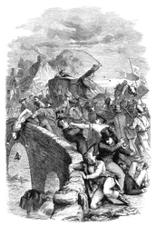 The election riot at Hawick, Scottish Borders
