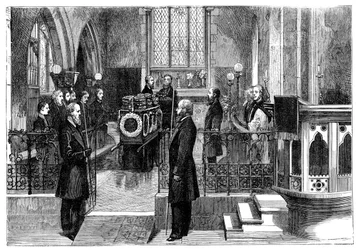 The Funeral of Benjamin Disraeli, British Prime Minister