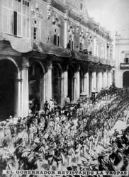 The Governor Inspecting the Newly Arrived Troops, 1868