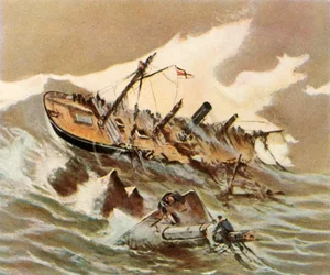 The Gunship Iltis is Wrecked, 1896