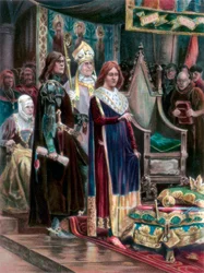 The Investiture of Edward III with the Pallium, Westminster, Candlemas Day, 1327