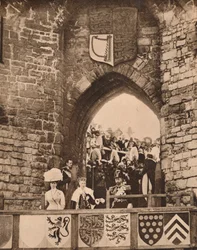 The Investiture of the Prince of Wales at Caernarvon Castle, 13 July 1911