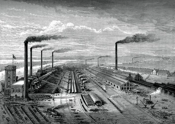 The Iron and Steel Works at Barrow