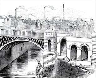 The Iron Bridge Over the Irwell River