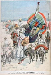 The Large Annual Caravans Heading North, Gourara, Algeria