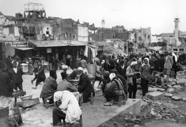 The market, Beirut, Lebanon, c1920s-c1930s