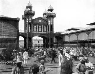 The market place, Port-au-Prince, Haiti, 1926