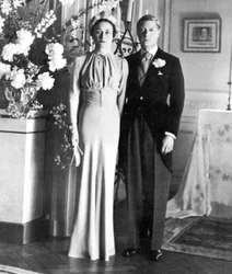 The marriage of the Duke of Windsor and Wallis Simpson, 1937