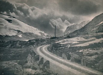 The mountain road Grotli - Stryn