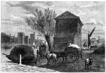 The old Horseferry, London, c1800