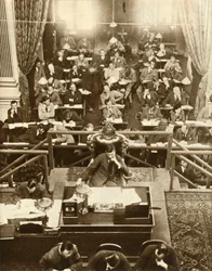 The Opening of Dail Eireann, or Chamber of Deputies, Dublin, Ireland