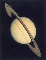 The planet Saturn, 1980