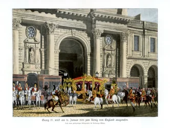 The proclamation of George IV as king, 31 January 1820