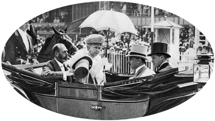 The royal arrival at Ascot