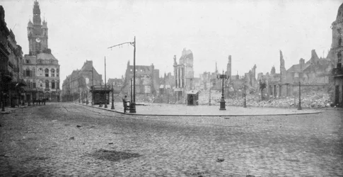 The Ruins and Bell Tower of Douai, France