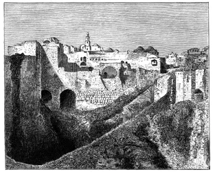 The southern ramparts of Jerusalem