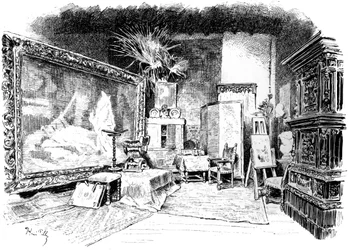 The studio of Karl von Piloty