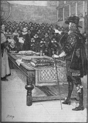 The trial of King Charles I, 1649