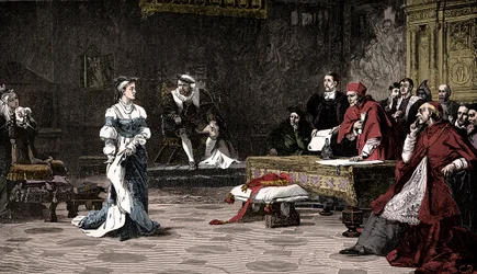 The trial of Queen Catherine, 1529