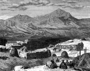 The Village of Gharzen and the Mountains of Kurdistan
