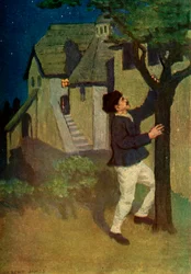 The Young Man Shakes a Tree Three Times, 1917