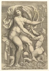 Thetis Seated with a Triton, 16th century
