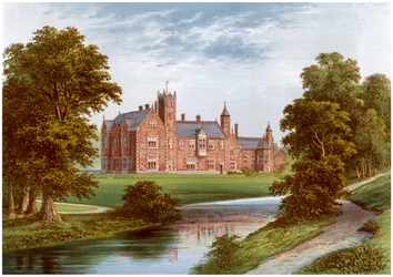 Thicket Priory, York, home of the Dunnington-Jefferson family, c1880