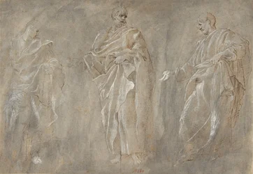 Three Standing Figures