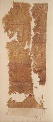 Tiraz with dense guilloche bands, 1100s
