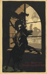 Title Design of the Book Town Musicians of Bremen by the Brothers Grimm
