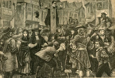Titus Oates in the Pillory