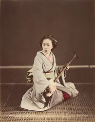 Tokyo Geisha with Shamisen