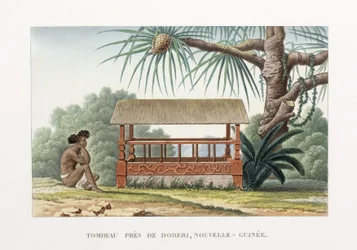 Tomb near Doreri, New Guinea