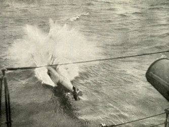 Torpedo Entering the Water, 1919
