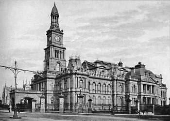 Town Hall, Sydney, c1900