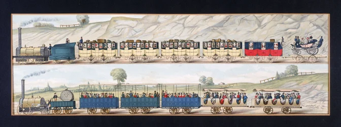 Travelling on the Liverpool and Manchester Railway