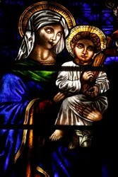 Trinity Church - Virgin Mary and Jesus, New York, United States