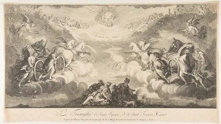 Triumph of Saint Ignatius and Saint Francis Xavier, 17th century.