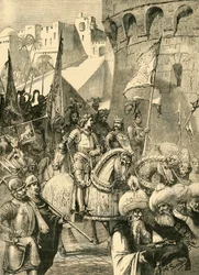 Triumphal Entry of Richard I. and Philip Augustus Into Acre, 1191