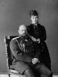 Tsar Alexander III and Tsarina Maria Fyodorovna of Russia