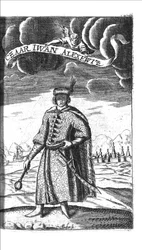 Tsar Ivan V Alexeyevich from Georg Adam Schleissing Derer beyden Czaaren in Reussland Iwan und Peter Alexewiz